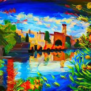 abstrakte digitale Kunst