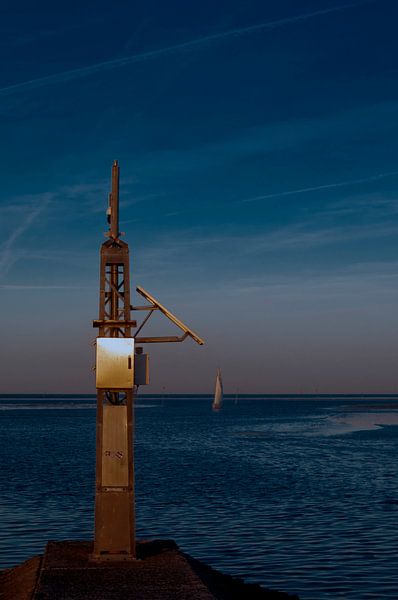 Entrance to the Horumersiel marina Germany by Photoart-Naegele