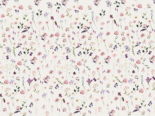 Romantic Floral Cottage Wildflowers