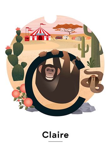 Affiche nominative Claire