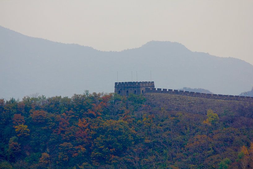 Mutianyu Chinese muur van Julia Menso