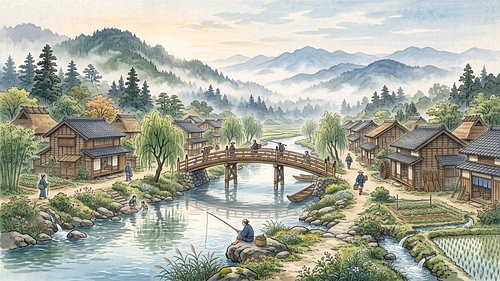 Riverside Village of Japan