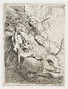 La petite chasse au lion : avec un lion, Rembrandt van Rijn par Ed z'n Schets Aperçu