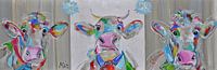 Austrian cow trio with cow bell.