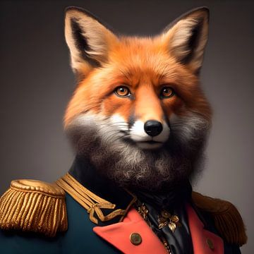 Fox historische Figur von FoXo Art