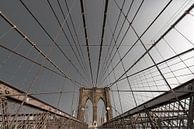 Brooklyn Bridge im Morgenlicht van Kurt Krause thumbnail