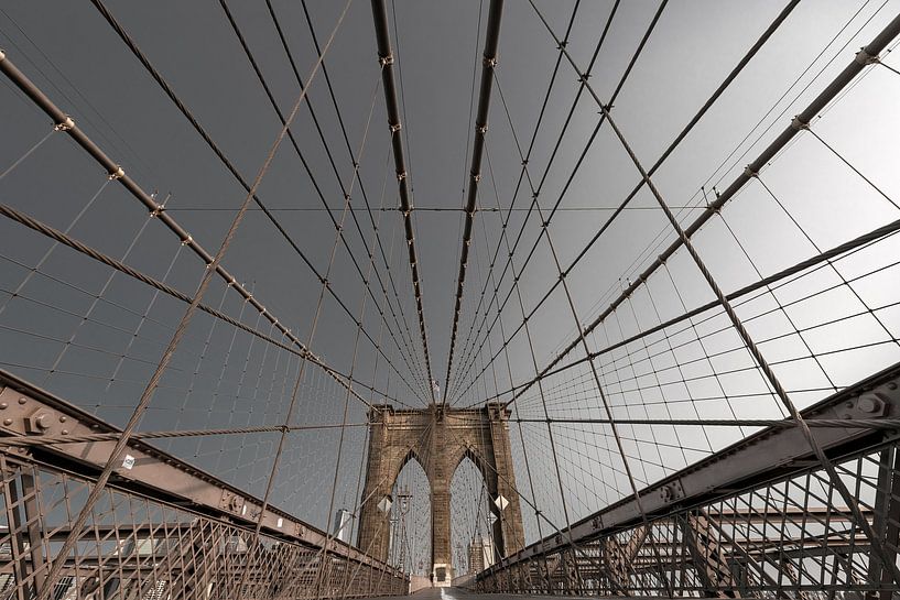 Brooklyn Bridge im Morgenlicht van Kurt Krause
