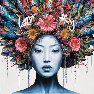 Asia Girl - Street Art - Urban 10