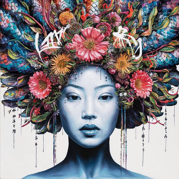 Asia Girl - Street Art - Urban 10 par Samuel Richter