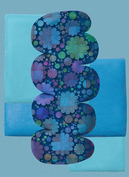 Funky Flower von Moonheart Artworks