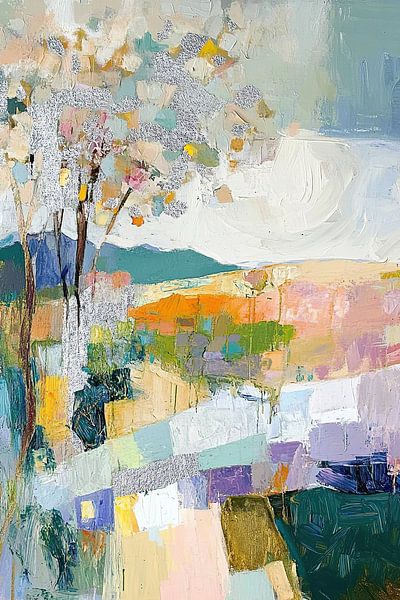 Paysage expressionniste par Zen et Plus