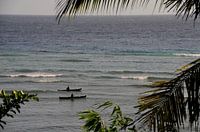 Bateaux sur la mer de Banda