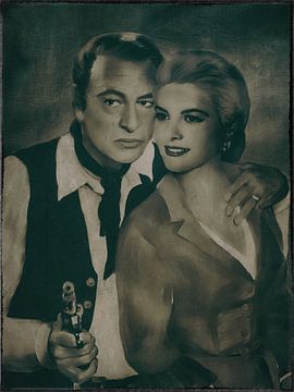 Légendes -Grace Kelly et Gary Cooper sur Christine Nöhmeier