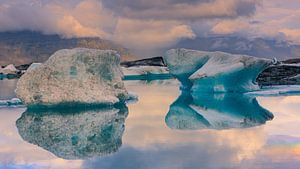Sonnenaufgang Jokulsarlon, Island