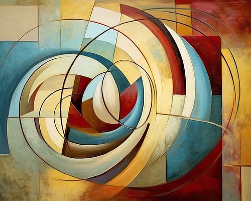 Malerei abstrakt farbenfroh | Farbtanz