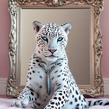 White leopard by Liona Toussaint