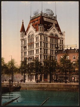 Weißes Haus, Rotterdam von Vintage Afbeeldingen