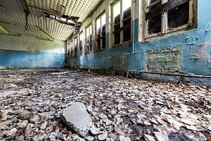 Alter Raum in sehr schlechtem Zustand - Lost Place Alter Flugplatz Rangsdorf