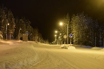 Salla by night by Jeroen Franssen