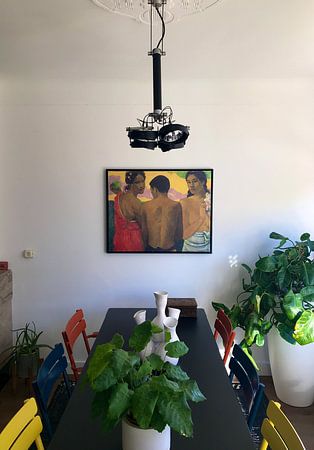 Paul Gauguin. Three Tahitians