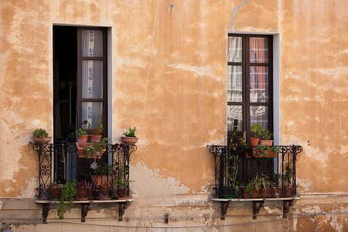 Fenêtres à Cagliari, Sardaigne