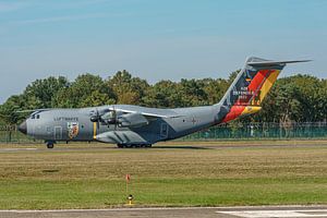 Airbus A400M Militärtransportflugzeug der Luftwaffe.