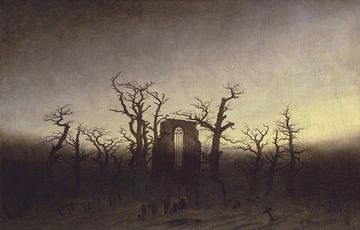 Caspar David Friedrich - Abdij in het Eichwald