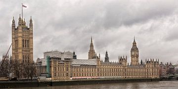 Big Ben en Paleis van Westminster van Holger Bücker