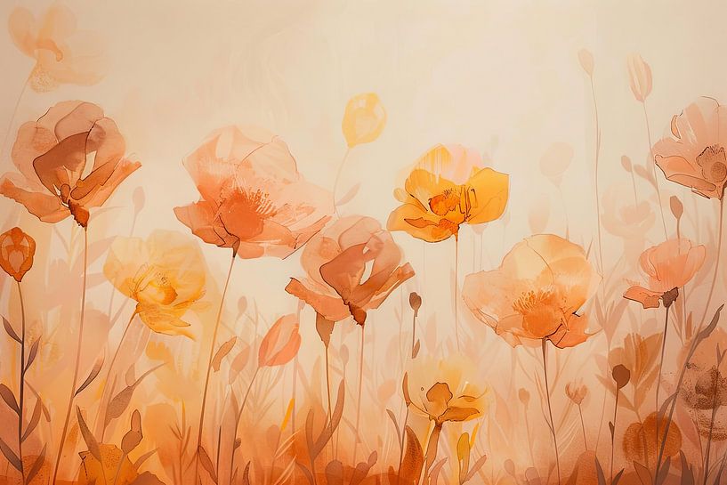 Flowers by Poster Art Shop