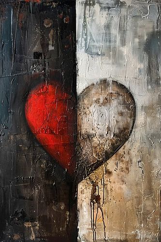 Abstract  van een gebroken hart