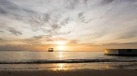 Sunset by the sea