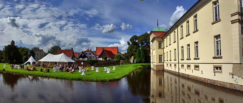 Westerholt Kasteeltuin Panorama van Edgar Schermaul