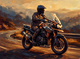 Triumph Tiger 1200 auf dem Golden Pass