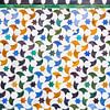 Gekleurde tegelwand in Alhambra, Granada in Zuid Spanje van Angeline Dobber