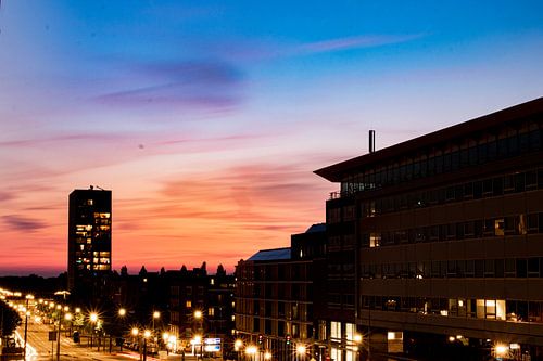 Kleurrijke zonsondergang