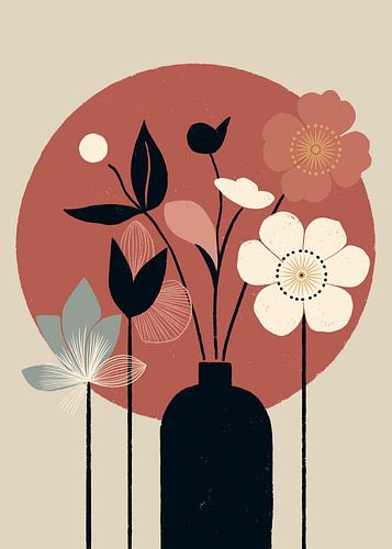 Japanse sferen 02 van Katarzyna Gąsiorowska