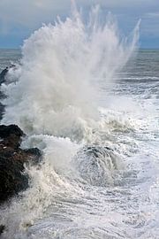 Wild Sea in Iceland by Anton de Zeeuw