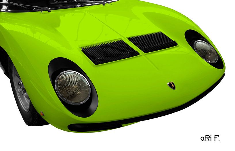 Lamborghini Miura in origineel groen van aRi F. Huber