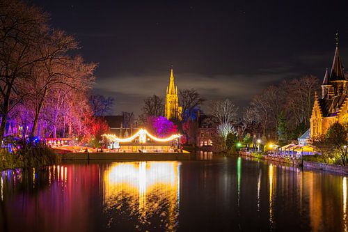 Minnewater, winterglow