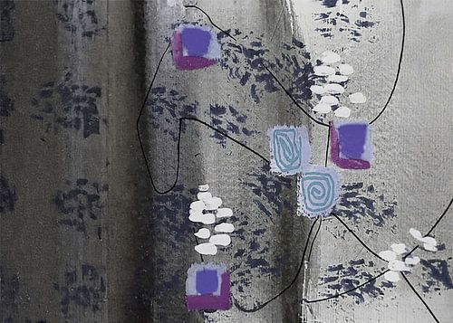 Elegante abstracte zilveren stroming