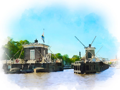 Amstelsluizen, Amsterdam, Noord-Holland
