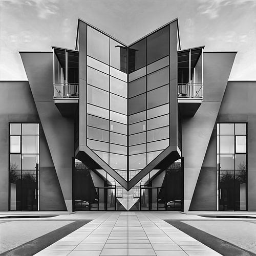 ARCHITEKTUR-COLLAGE SPIEGELUNG 02