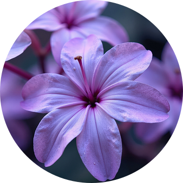 Close-up foto van *Rhodohypoxis* bloemen van Markus Gann