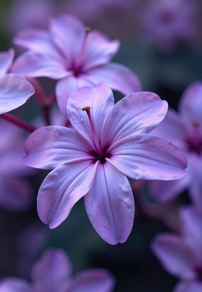 Close-up Photograph of *Rhodohypoxis* Flowers by Markus Gann