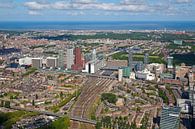 Luchtfoto Den Haag Centraal Station gebied van Anton de Zeeuw thumbnail