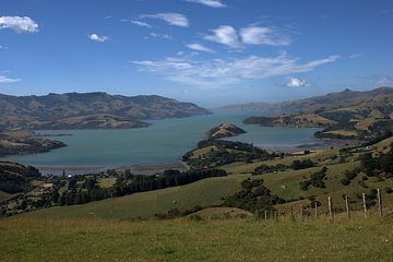 Banks Peninsula, Nieuw Zeeland van Jeroen van Deel