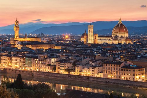 Florence after sunset