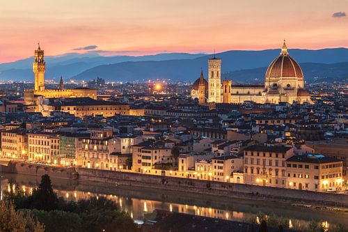 Florence after sunset
