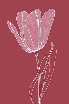 Tulpenstilte 2 van Thea
