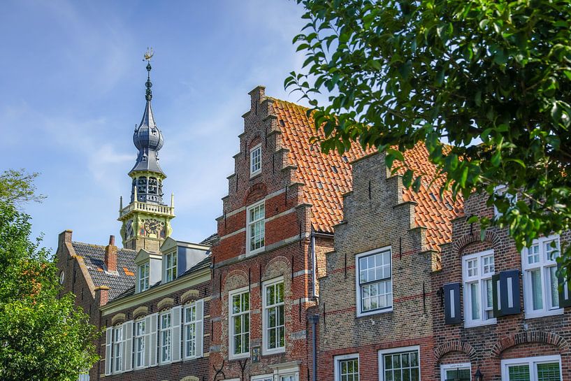 Veere, schöne Stadt in Walcheren Zeeland von Dirk van Egmond